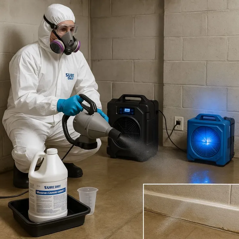 Sanitization and Odor Removal process in Dumfries, VA