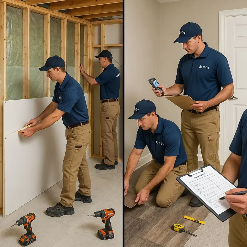 Repairs and Reconstruction process in Dumfries, VA